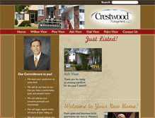 Tablet Screenshot of crestwoodrents.com